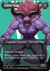 Vincent Valentine // Galian Beast (Borderless) (Surge Foil) [FINAL FANTASY] | Shuffle n Cut Hobbies & Games