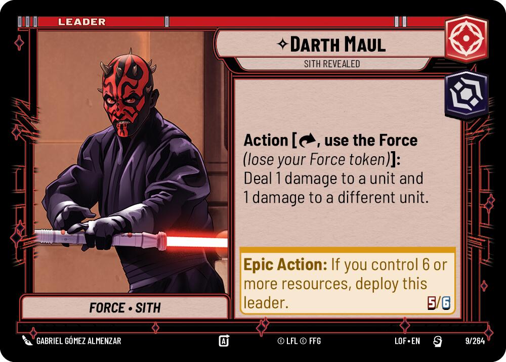 Darth Maul - Sith Revealed (009/264) (009/264) [Legends of the Force] | Shuffle n Cut Hobbies & Games