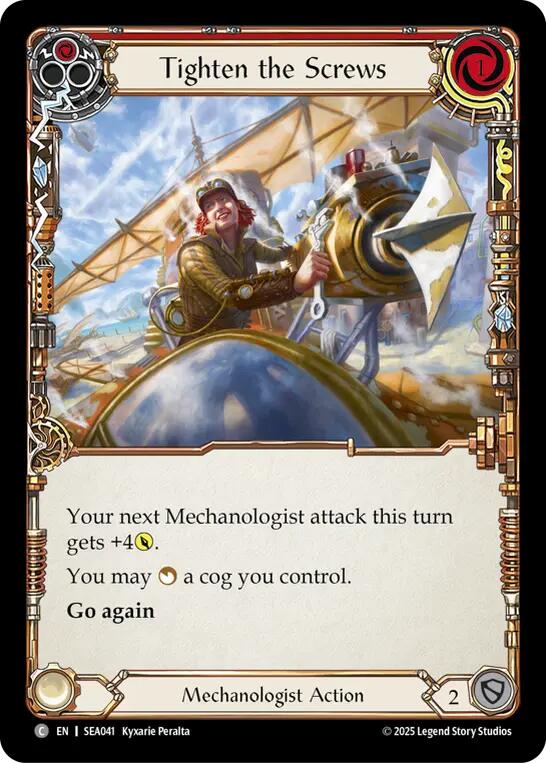 Tighten the Screws [SEA041] (High Seas)  Rainbow Foil | Shuffle n Cut Hobbies & Games