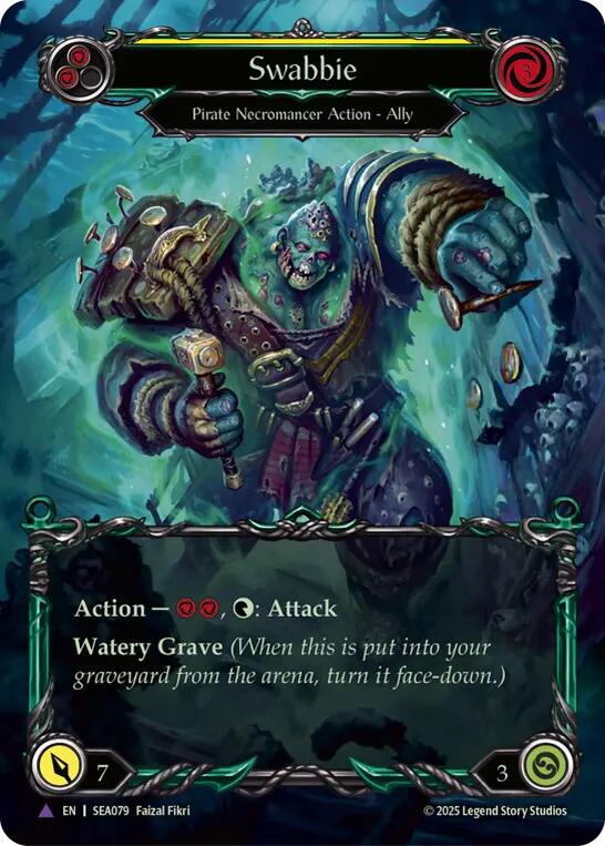 Swabbie (Marvel) [SEA079] (High Seas)  Cold Foil | Shuffle n Cut Hobbies & Games
