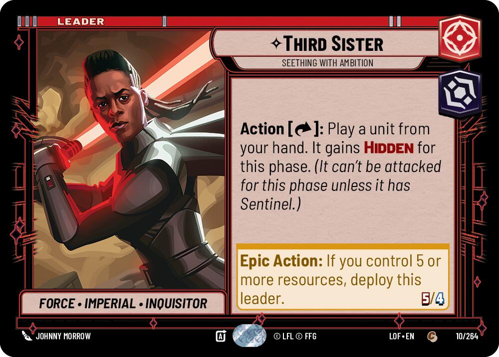 Third Sister - Seething With Ambition (010/264) (010/264) [Legends of the Force] | Shuffle n Cut Hobbies & Games