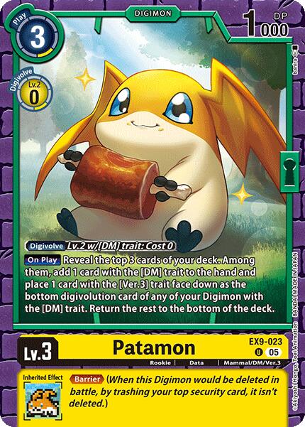 Patamon [EX9-023] [Versus Monsters] | Shuffle n Cut Hobbies & Games