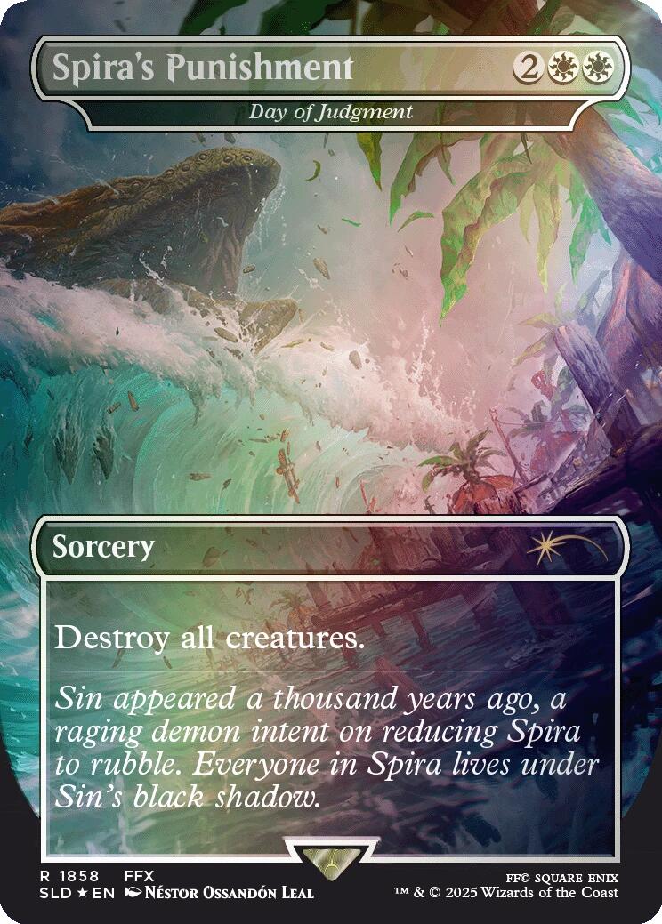 Spira's Punishment - Day of Judgment (Rainbow Foil) [Secret Lair Drop Series] | Shuffle n Cut Hobbies & Games