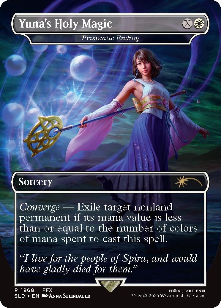Yuna's Holy Magic - Prismatic Ending [Secret Lair Drop Series] | Shuffle n Cut Hobbies & Games