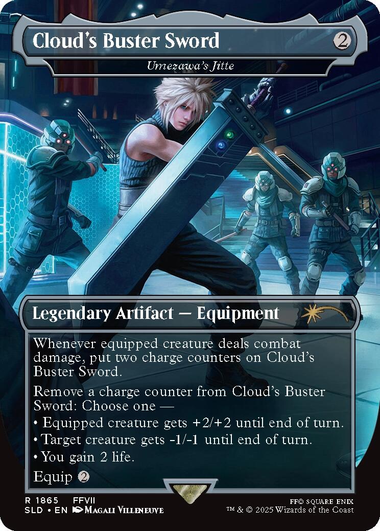 Cloud's Buster Sword - Umezawa's Jitte [Secret Lair Drop Series] | Shuffle n Cut Hobbies & Games