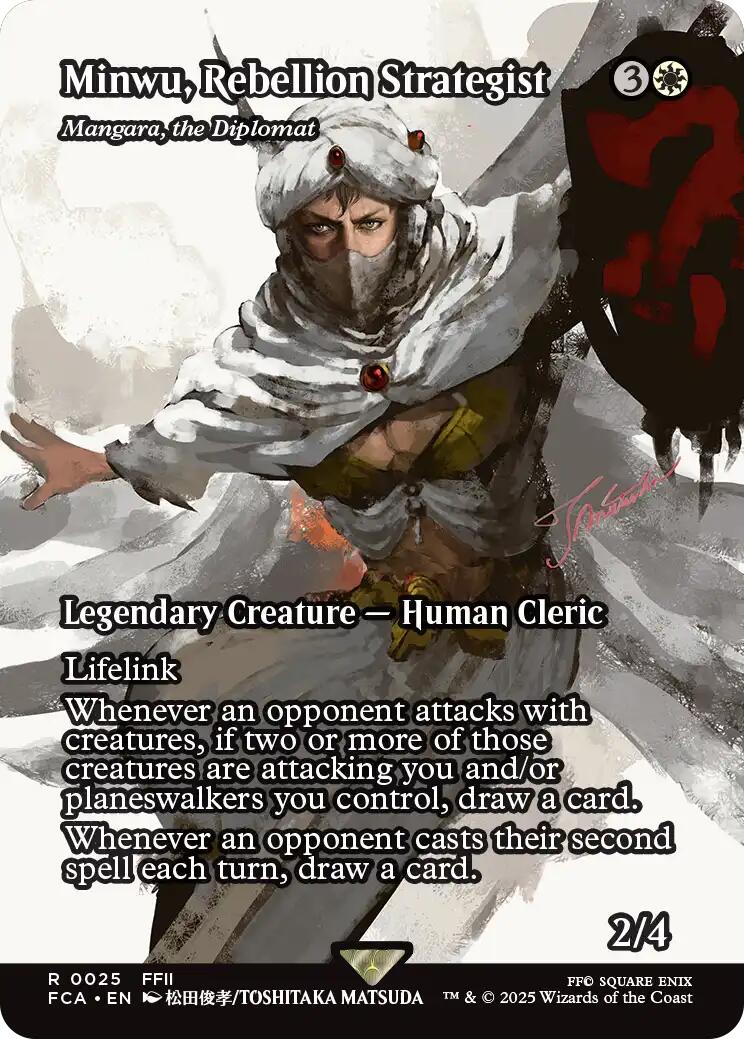 Minwu, Rebellion Strategist - Mangara, the Diplomat (Showcase) [FINAL FANTASY : Through the Ages] | Shuffle n Cut Hobbies & Games