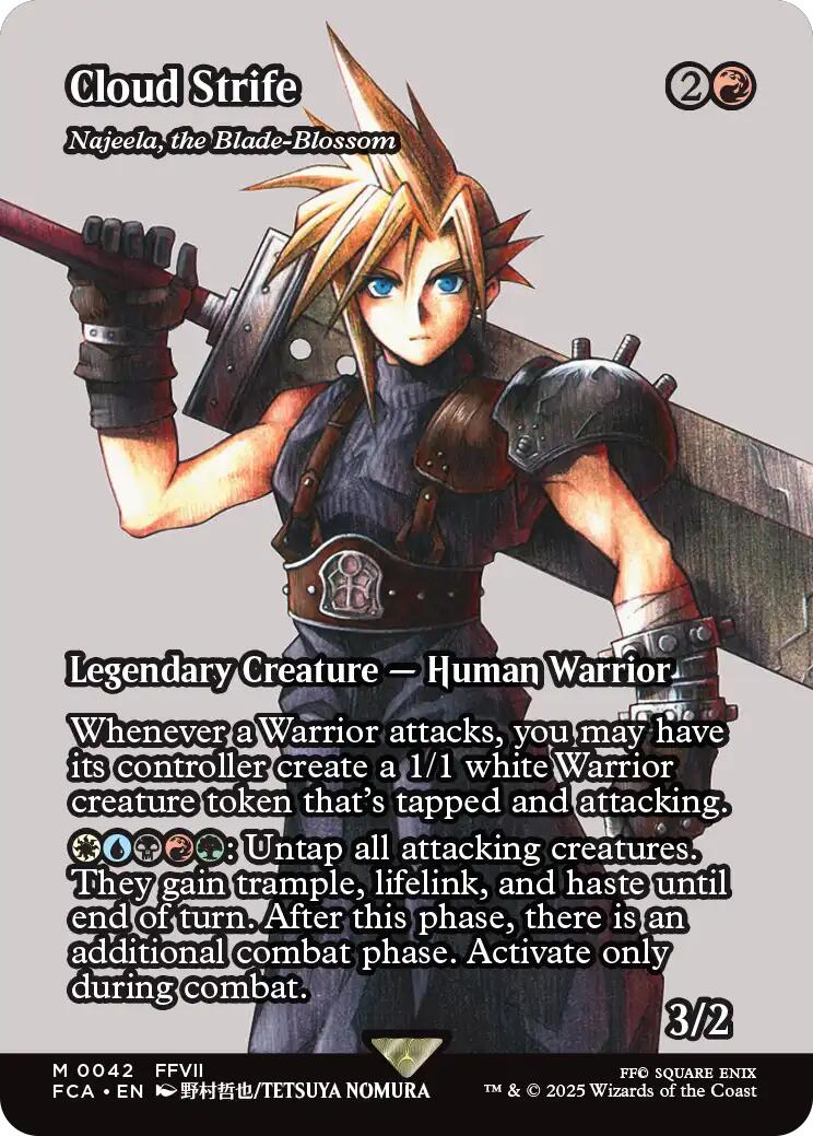 Cloud Strife - Najeela, the Blade-Blossom (Showcase) [FINAL FANTASY : Through the Ages] | Shuffle n Cut Hobbies & Games