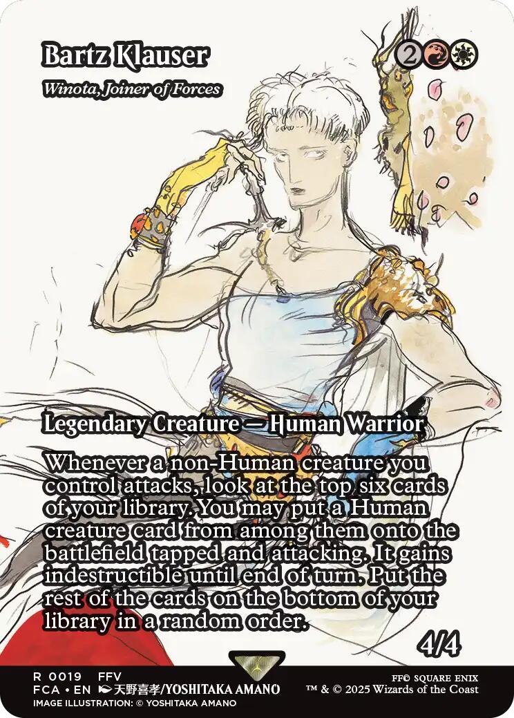 Bartz Klauser - Winota, Joiner of Forces (Showcase) [FINAL FANTASY : Through the Ages] | Shuffle n Cut Hobbies & Games