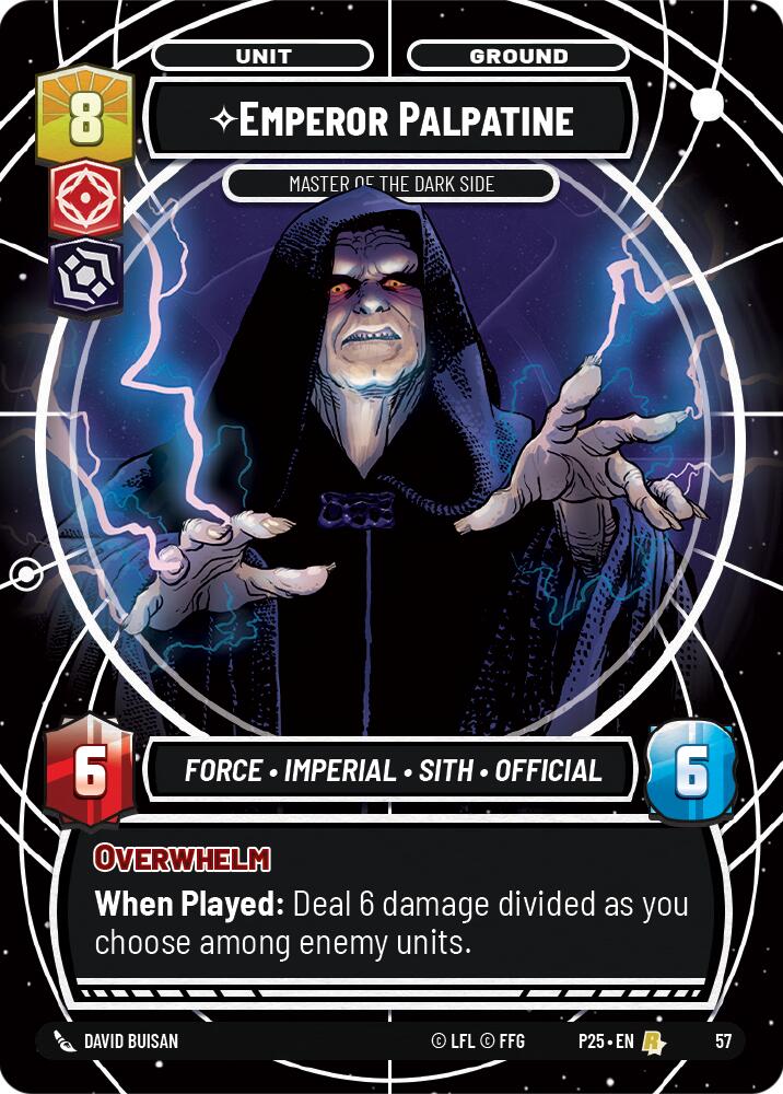 Emperor Palpatine (57) - Master of the Dark Side (57) [Store Showdown Promos] | Shuffle n Cut Hobbies & Games