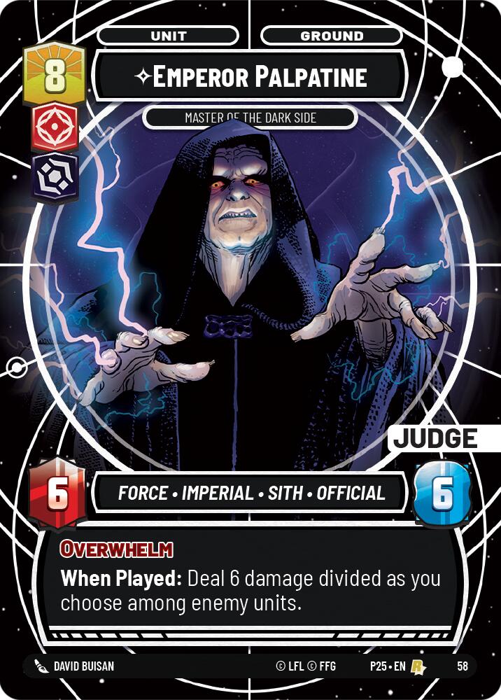 Emperor Palpatine (58) - Master of the Dark Side (58) [Judge Promos] | Shuffle n Cut Hobbies & Games