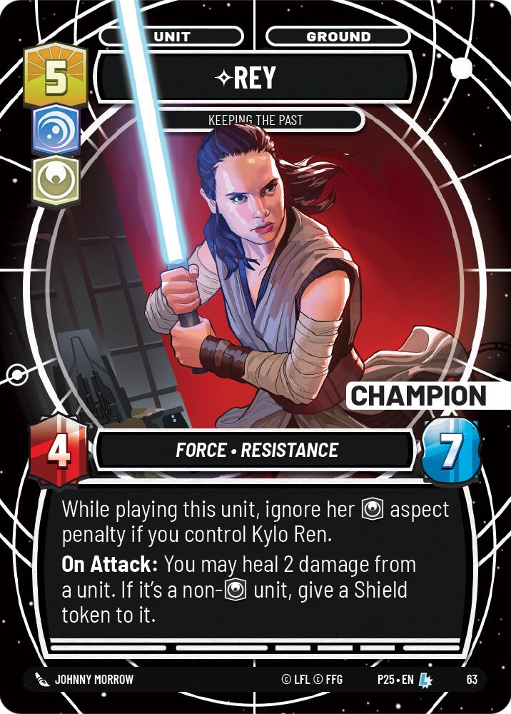 Rey (63) - Keeping the Past (Champion) (63) [Store Showdown Promos] | Shuffle n Cut Hobbies & Games