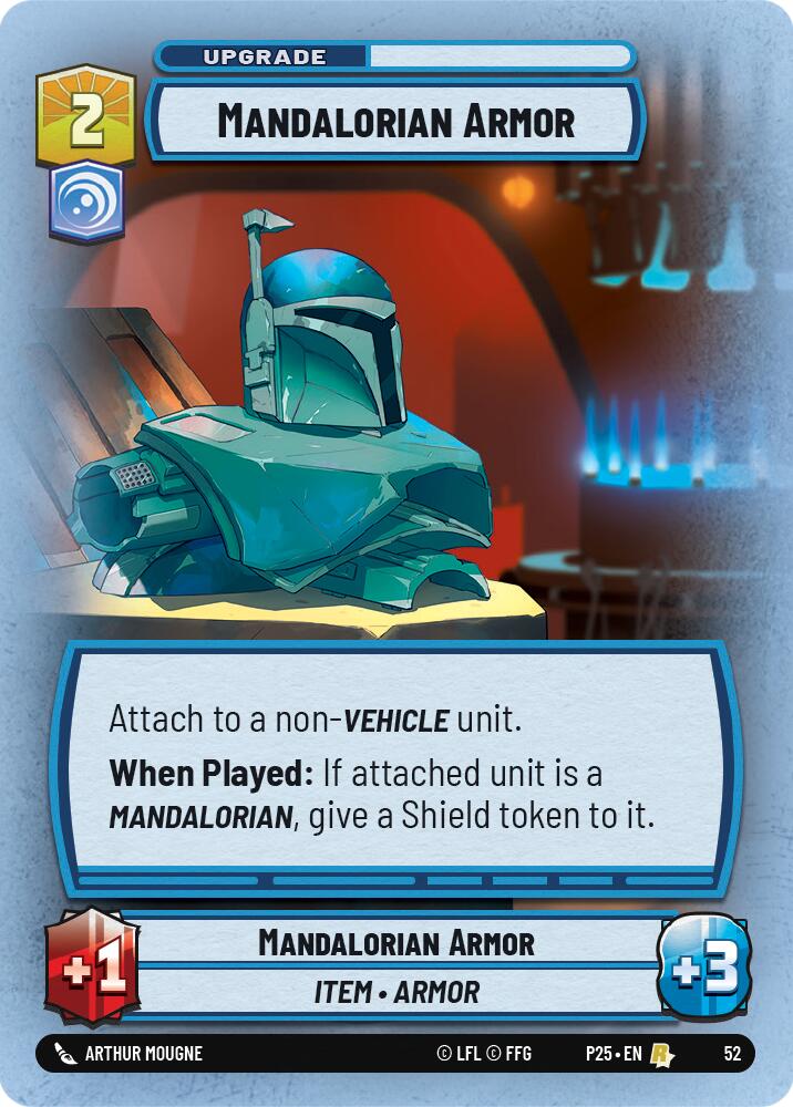 Mandalorian Armor (52) (52) [Store Showdown Promos] | Shuffle n Cut Hobbies & Games