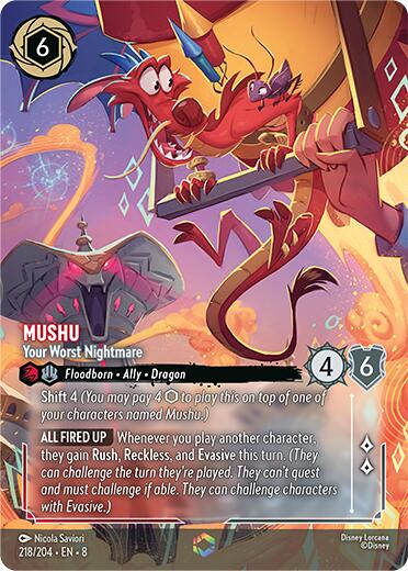 Mushu - Your Worst Nightmare (Enchanted) (218/204) [Reign of Jafar] | Shuffle n Cut Hobbies & Games