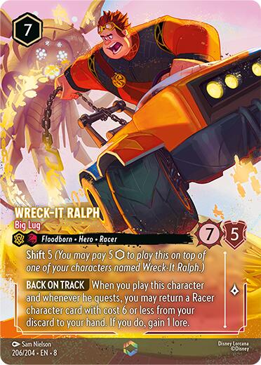 Wreck-It Ralph - Big Lug (Enchanted) (206/204) [Reign of Jafar] | Shuffle n Cut Hobbies & Games