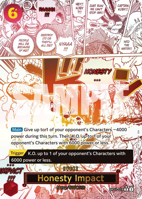 Honesty Impact (Alternate Art) [A Fist of Divine Speed] | Shuffle n Cut Hobbies & Games
