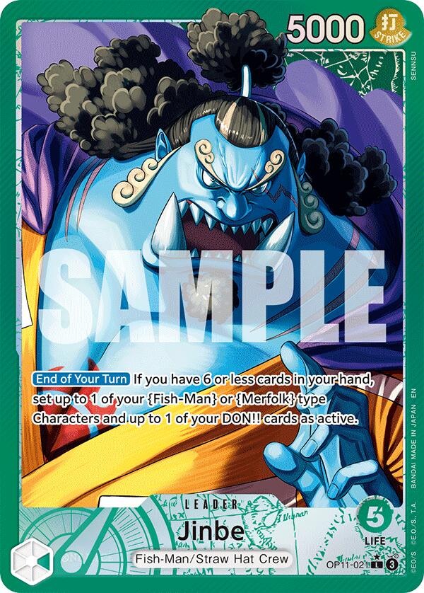 Jinbe (021) (Alternate Art) [A Fist of Divine Speed] | Shuffle n Cut Hobbies & Games