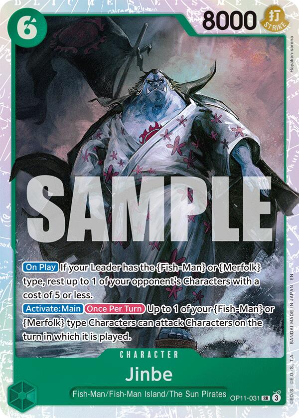 Jinbe (031) [A Fist of Divine Speed] | Shuffle n Cut Hobbies & Games