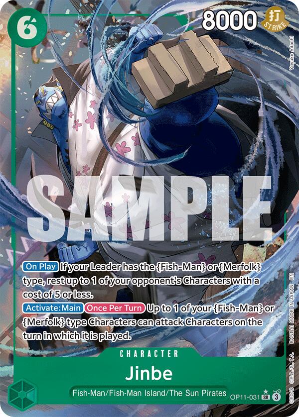 Jinbe (031) (Alternate Art) [A Fist of Divine Speed] | Shuffle n Cut Hobbies & Games