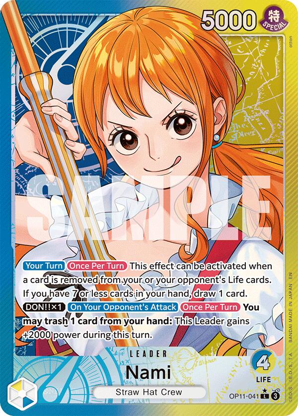 Nami (041) (Alternate Art) [A Fist of Divine Speed] | Shuffle n Cut Hobbies & Games