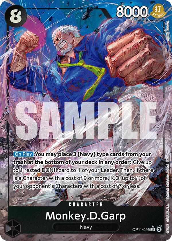 Monkey.D.Garp (Alternate Art) [A Fist of Divine Speed] | Shuffle n Cut Hobbies & Games