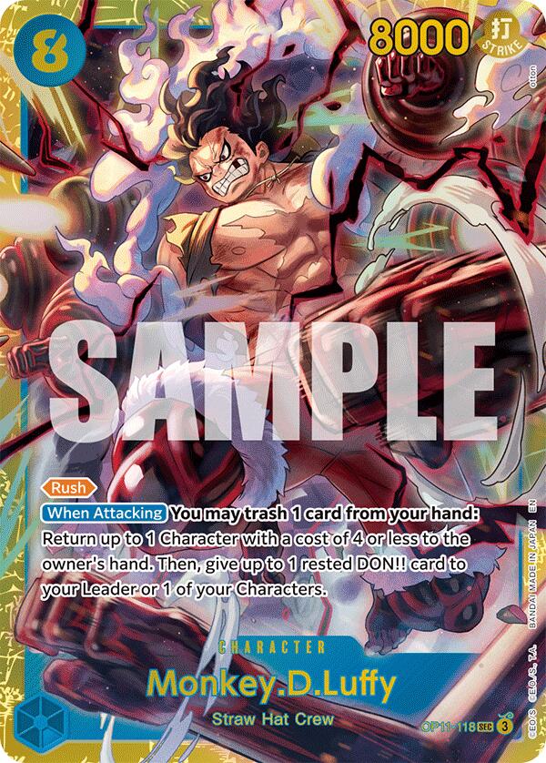 Monkey.D.Luffy (118) [A Fist of Divine Speed] | Shuffle n Cut Hobbies & Games