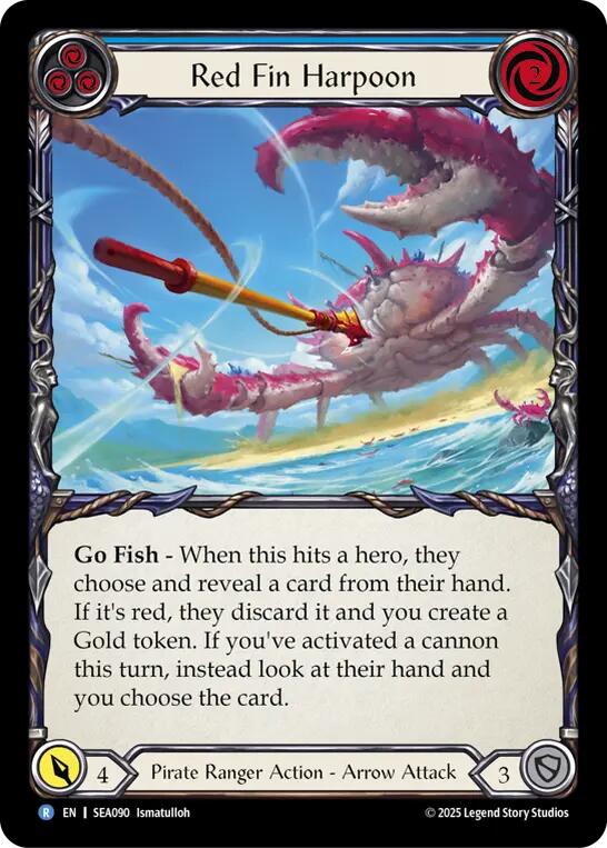 Red Fin Harpoon [SEA090] (High Seas) | Shuffle n Cut Hobbies & Games