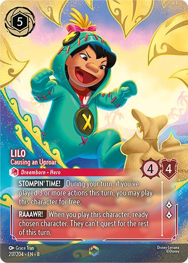 Lilo - Causing an Uproar (Enchanted) (217/204) [Reign of Jafar] | Shuffle n Cut Hobbies & Games