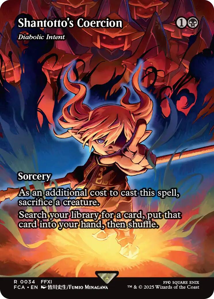 Shantotto's Coercion - Diabolic Intent (Showcase) [FINAL FANTASY : Through the Ages] | Shuffle n Cut Hobbies & Games