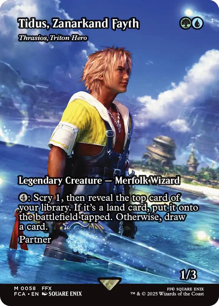 Tidus, Zanarkand Fayth - Thrasios, Triton Hero (Showcase) [FINAL FANTASY : Through the Ages] | Shuffle n Cut Hobbies & Games