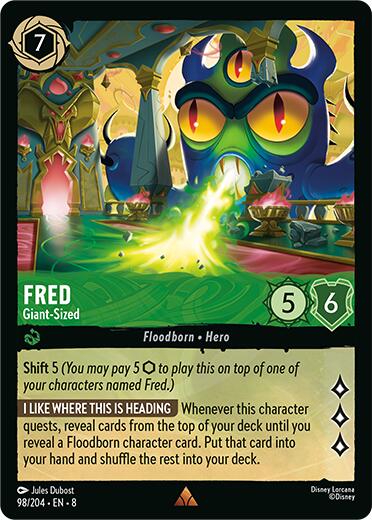 Fred - Giant-Sized (98/204) [Reign of Jafar] | Shuffle n Cut Hobbies & Games