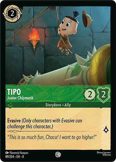 Tipo - Junior Chipmunk (89/204) [Reign of Jafar] | Shuffle n Cut Hobbies & Games