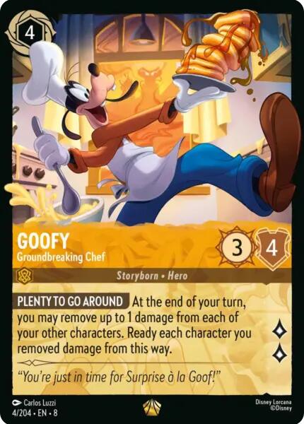 Goofy - Groundbreaking Chef (4/204) [Reign of Jafar] | Shuffle n Cut Hobbies & Games