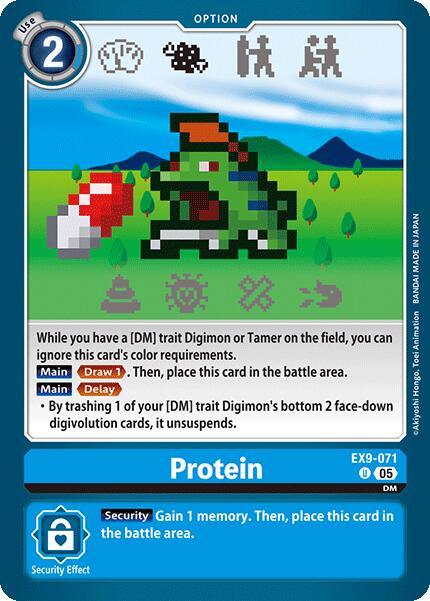 Protein [EX9-071] [Versus Monsters] | Shuffle n Cut Hobbies & Games