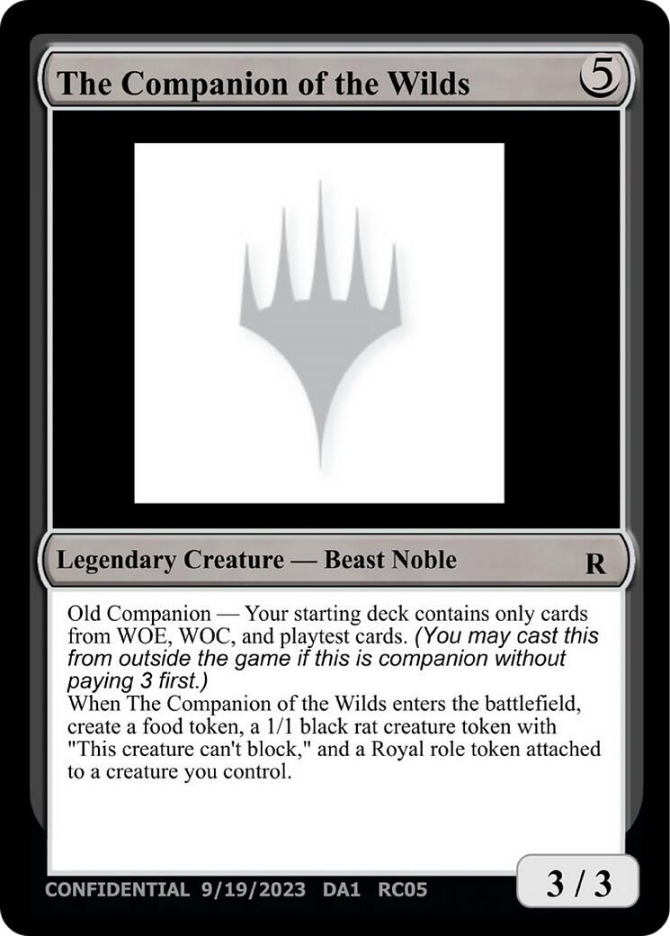 The Companion of the Wilds [Unknown Event] | Shuffle n Cut Hobbies & Games