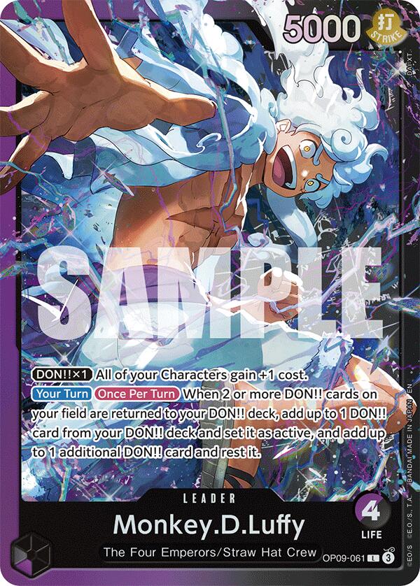 Monkey.D.Luffy (OP09-061) [Starter Deck: Purple/Black Monkey.D.Luffy] | Shuffle n Cut Hobbies & Games
