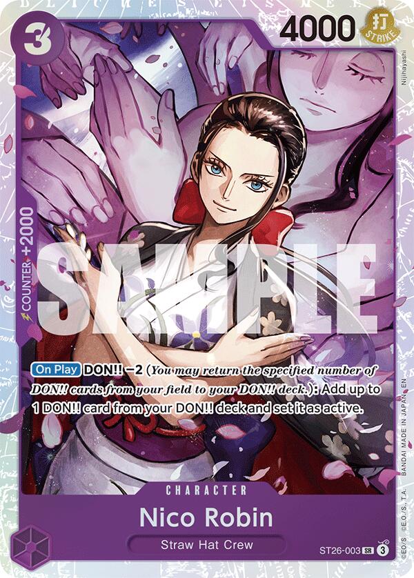 Nico Robin [Starter Deck: Purple/Black Monkey.D.Luffy] | Shuffle n Cut Hobbies & Games