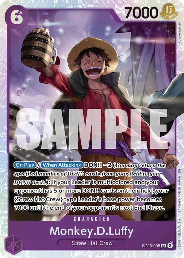 Monkey.D.Luffy (ST26-005) [Starter Deck: Purple/Black Monkey.D.Luffy] | Shuffle n Cut Hobbies & Games