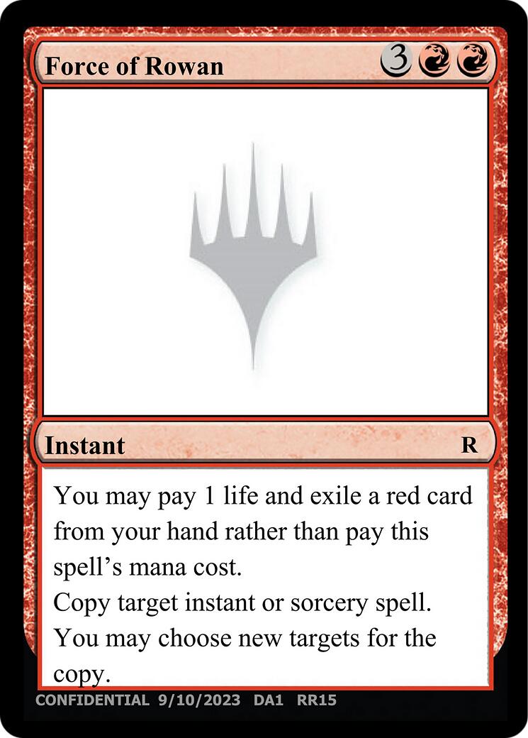 Force of Rowan [Unknown Event] | Shuffle n Cut Hobbies & Games