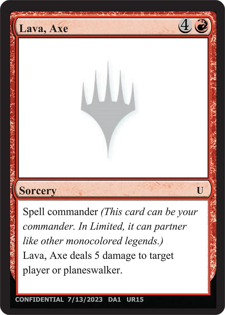 Lava, Axe [Mystery Booster] | Shuffle n Cut Hobbies & Games