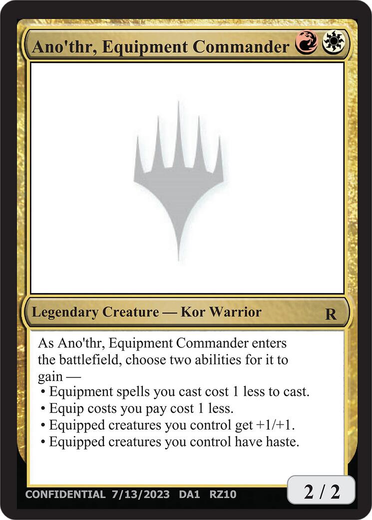 Ano'thr, Equipment Commander [Mystery Booster] | Shuffle n Cut Hobbies & Games