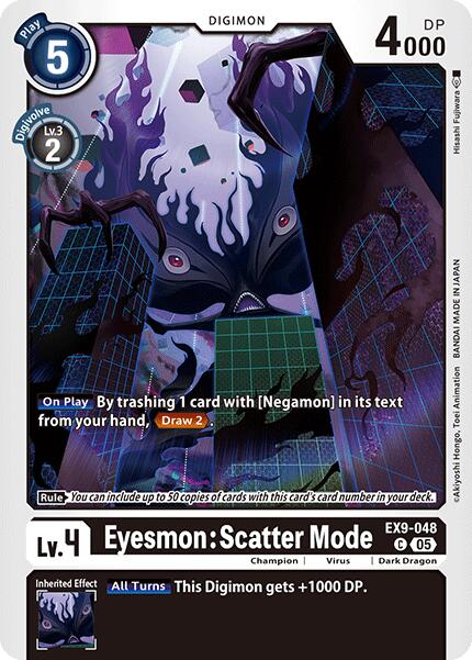 Eyesmon: Scatter Mode [EX9-048] [Versus Monsters] | Shuffle n Cut Hobbies & Games
