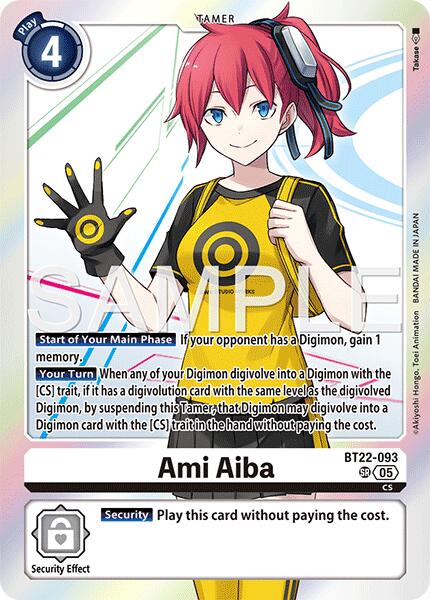 Ami Aiba [BT22-093] [Cyber Eden] | Shuffle n Cut Hobbies & Games