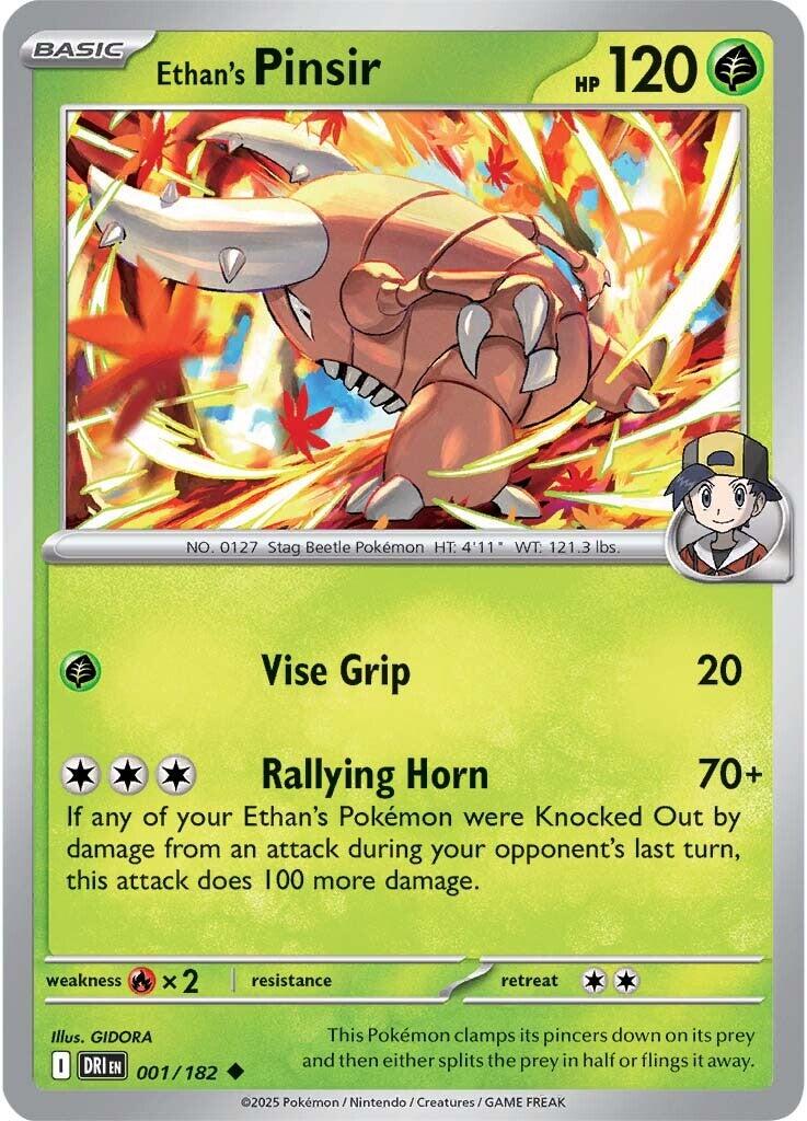 Ethan's Pinsir (001/182) [Scarlet & Violet: Destined Rivals] | Shuffle n Cut Hobbies & Games