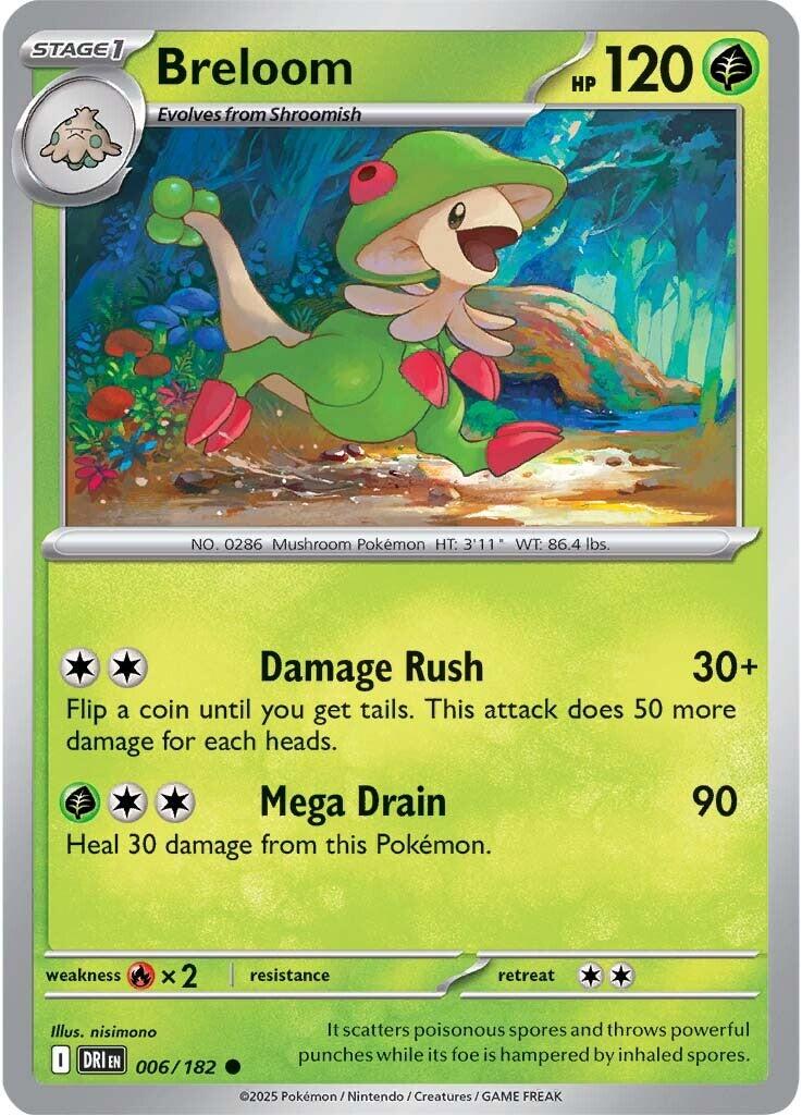 Breloom (006/182) [Scarlet & Violet: Destined Rivals] | Shuffle n Cut Hobbies & Games