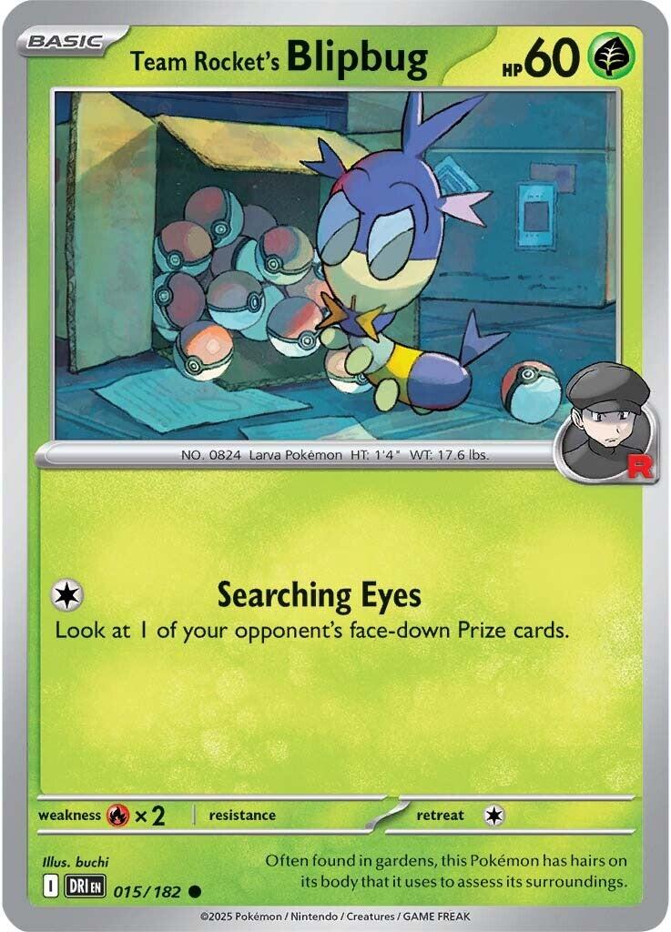 Team Rocket's Blipbug (015/182) [Scarlet & Violet: Destined Rivals] | Shuffle n Cut Hobbies & Games
