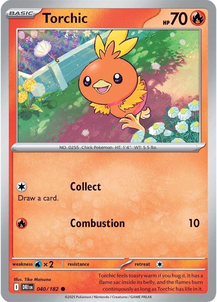 Torchic (040/182) [Scarlet & Violet: Destined Rivals] | Shuffle n Cut Hobbies & Games