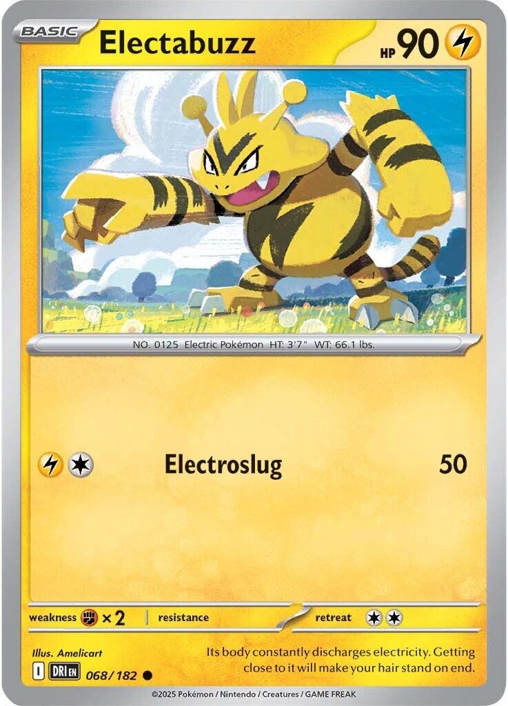 Electabuzz (068/182) [Scarlet & Violet: Destined Rivals] | Shuffle n Cut Hobbies & Games