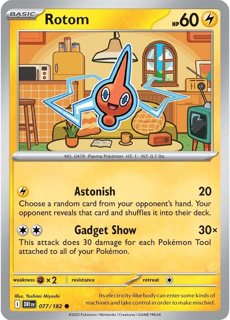 Rotom (077/182) [Scarlet & Violet: Destined Rivals] | Shuffle n Cut Hobbies & Games