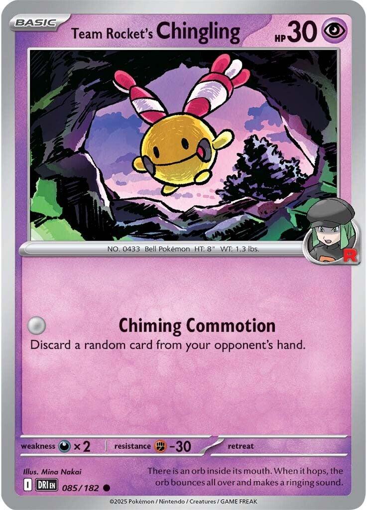 Team Rocket's Chingling (085/182) [Scarlet & Violet: Destined Rivals] | Shuffle n Cut Hobbies & Games