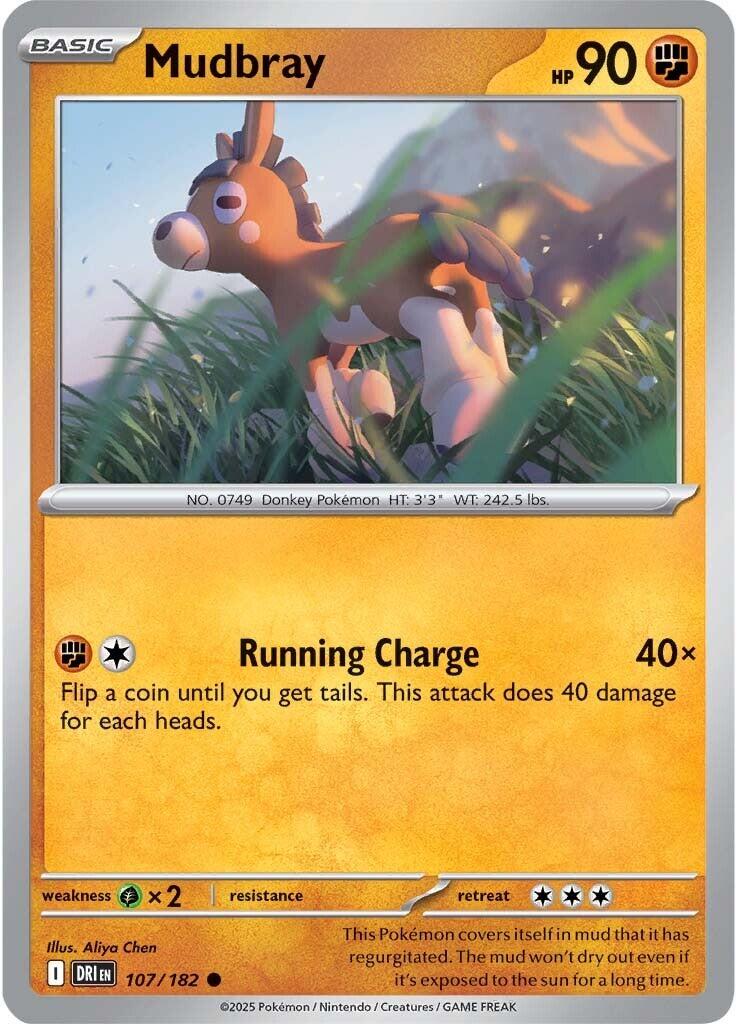 Mudbray (107/182) [Scarlet & Violet: Destined Rivals] | Shuffle n Cut Hobbies & Games